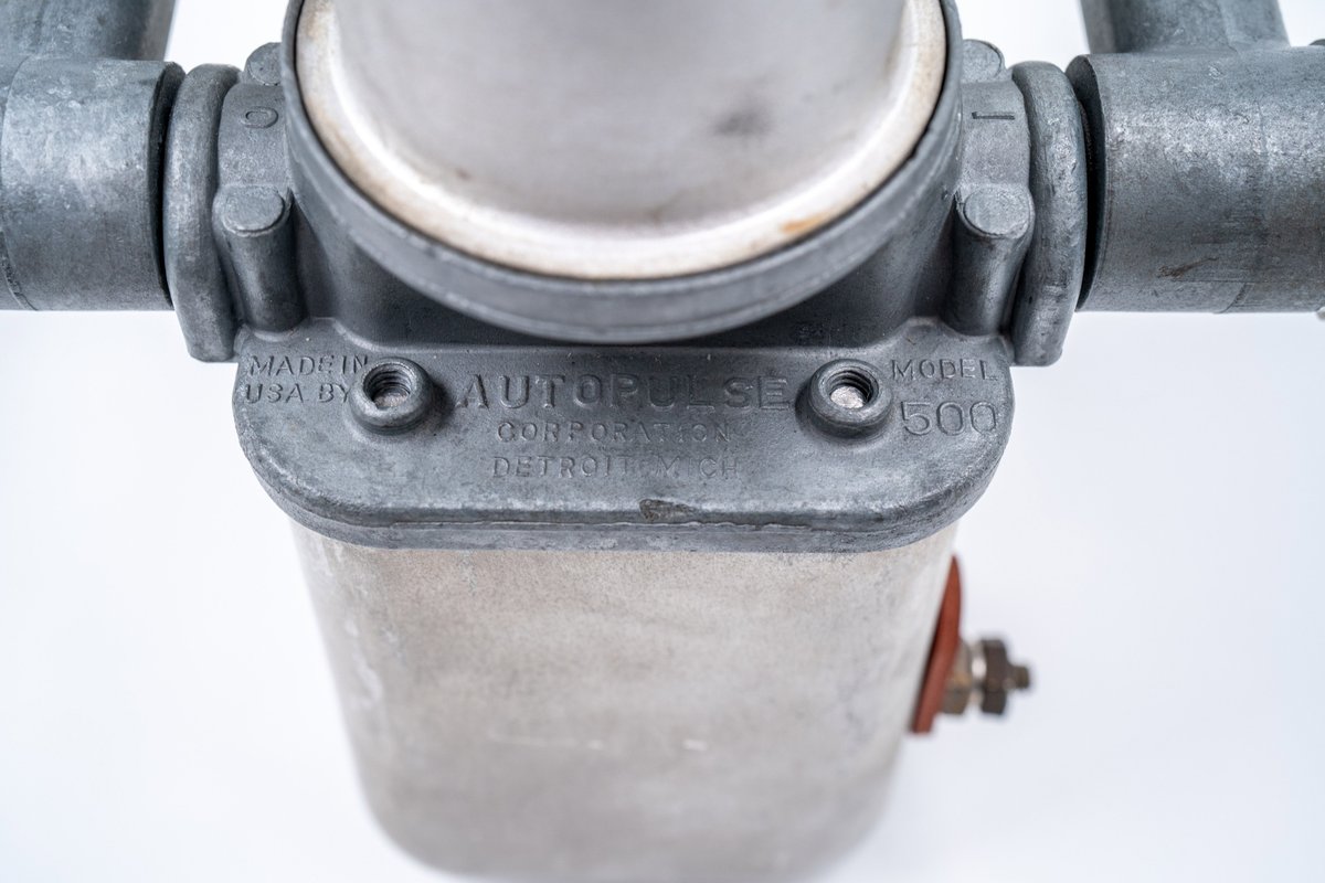 Autopulse Model 500 fuel pump, made in USA by Autopulse Corp., Detroit.