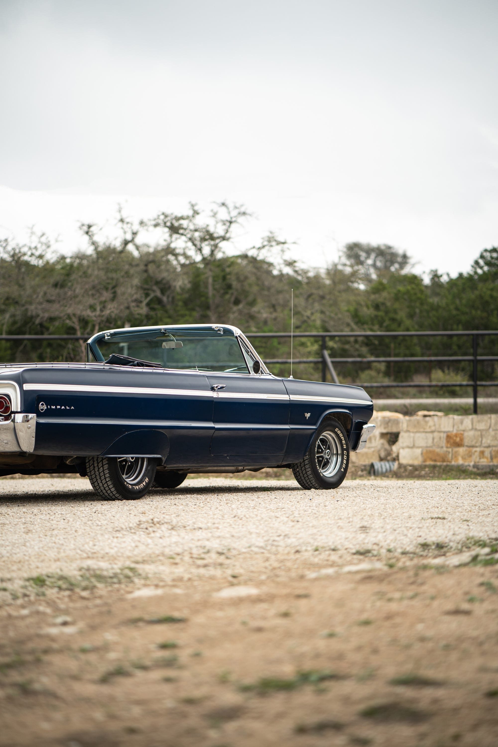 Blue Impala SS Convertible in Dripping Springs, TX