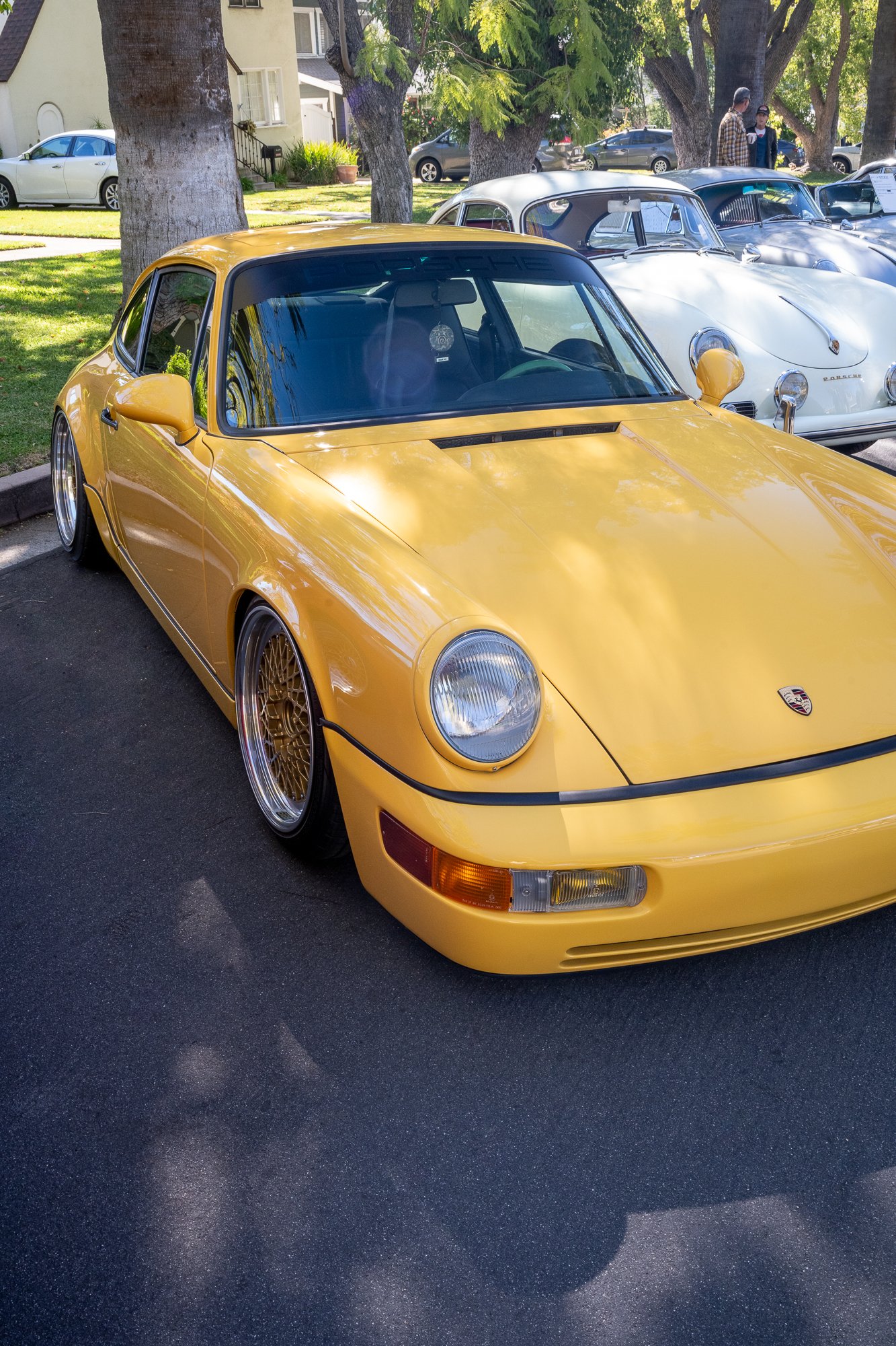 Yellow 911 on air bags