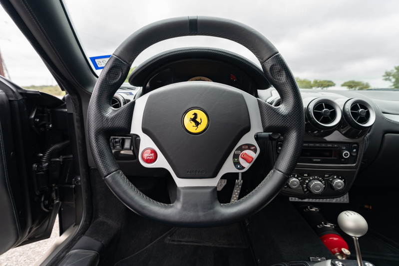 Ferrari F430 6-speed steering wheel and dashboard, Grigio Silverstone.