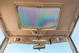 1995 white Range Rover County interior with sunroof and beige headliner.